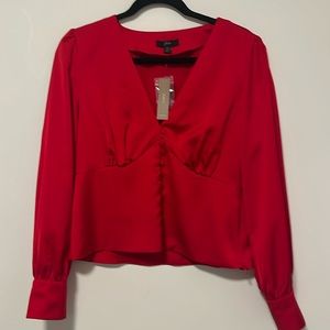 J Crew long sleeved stain blouse